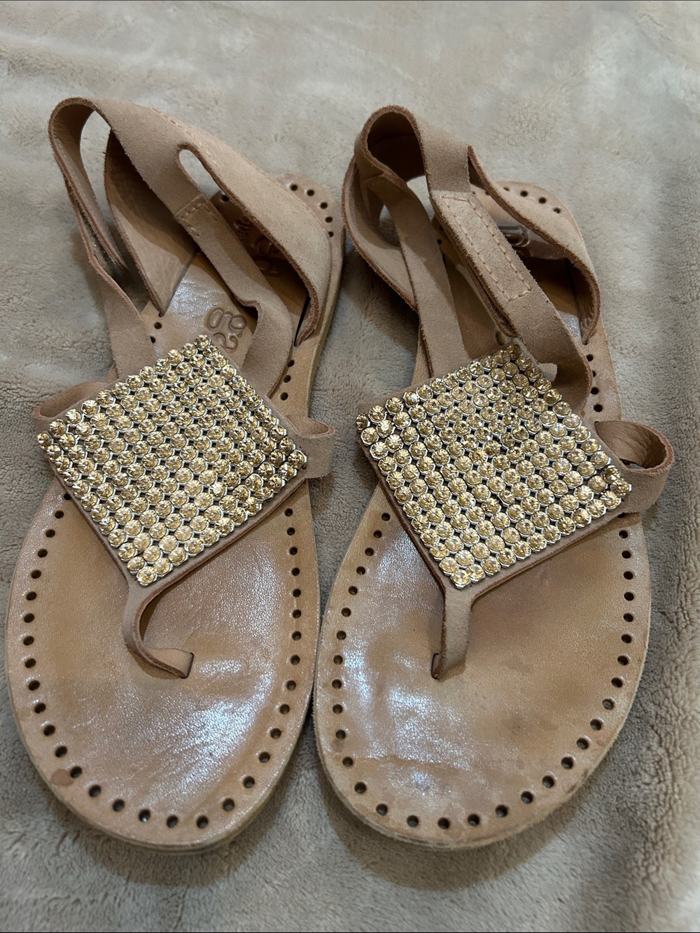 Pedro Garcia Swarovski Crystal embellished sandals